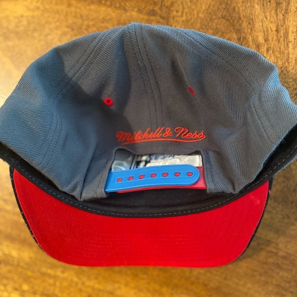 Unique Authentic Capitals Paint Splatter Hat - Picture 3 of 3